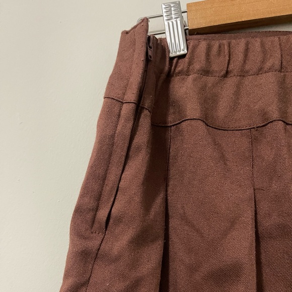 Wild Fable Juniors Pleated Skirt Size Small Brown School Girl Mini - Picture 3 of 6